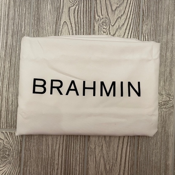 BRAHMIN Caroline Rose Ombre Melbourne Satchel Embossed Leather Handbag - Picture 2 of 10